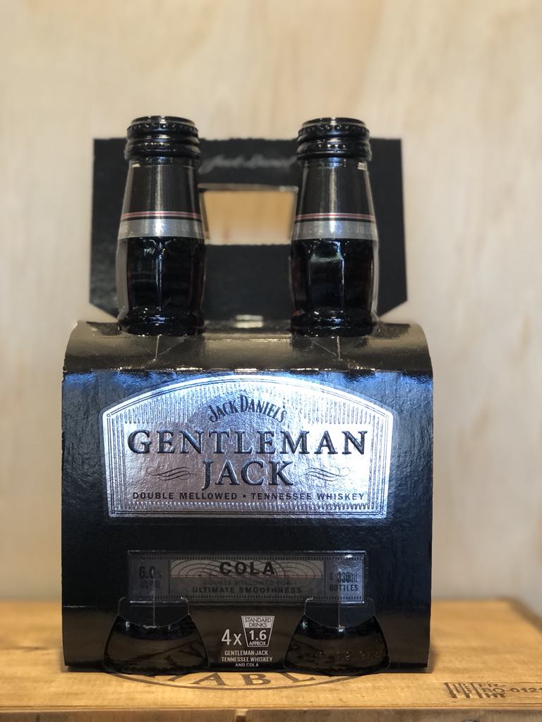 Gentleman Jack & Cola 4x330ml