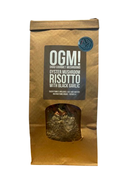 OGM Oyster Mushroom & Black Garlic Risotto 250gm