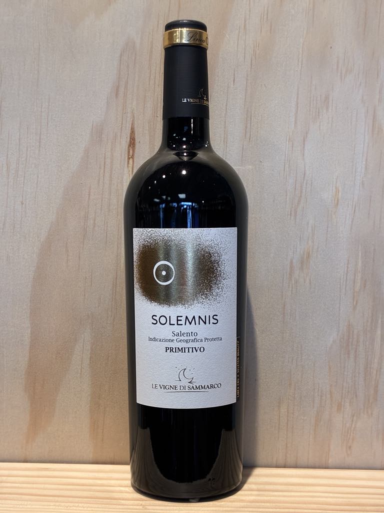 Le Vigne di Sammarco Solemnis Primitivo 2017