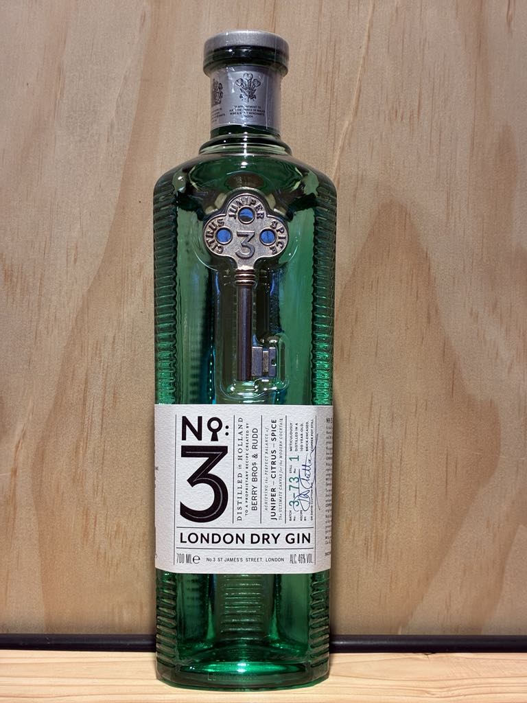 No 3 Dry Gin 700ml