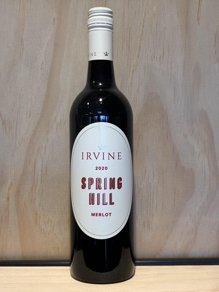 Irvine Spring Hill Merlot 2020