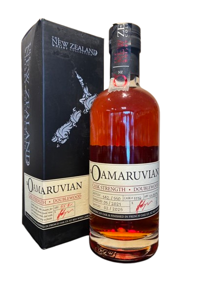 NZ Whisky Collection The Oamaruvian Cask Strength Doublewood Single Malt Whsky 500ml