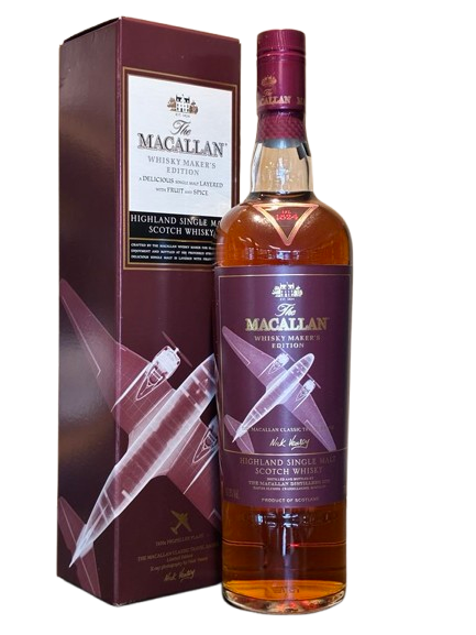 The Macallan Whisky Maker's Edition Travel Range (Plane) Single Malt Whisky 700ml