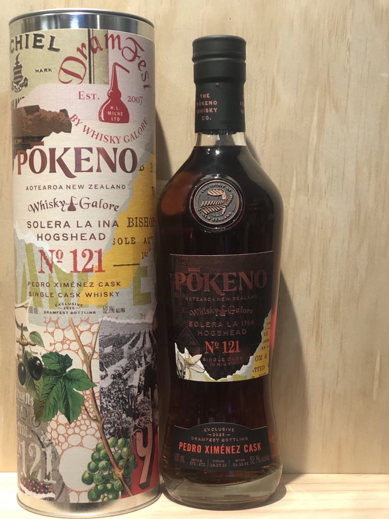 Pokeno Solera La Ina Dramfest 2025 Single Cask Whisky 700ml