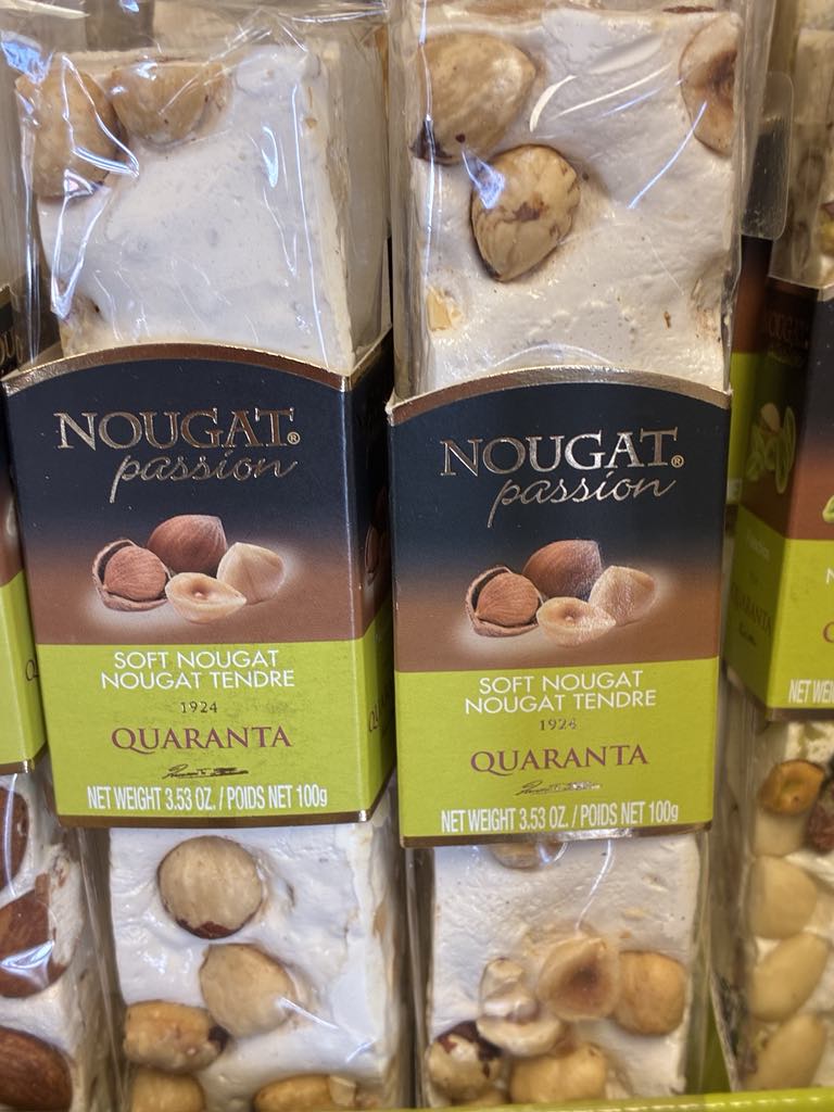Quaranta Hazelnut Nougat Bar 100gm
