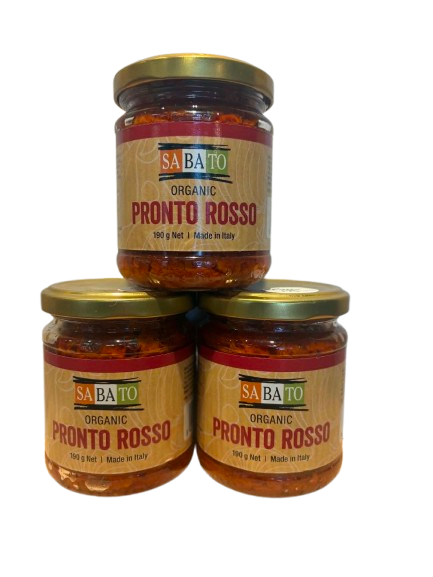 Sabato Organic Pronto Rosso 180gm
