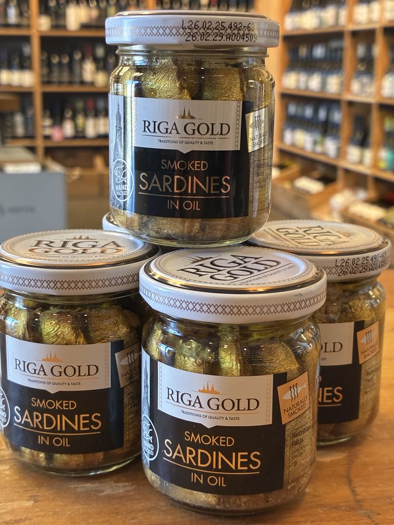 Riga Gold Smoked Sardines 100g