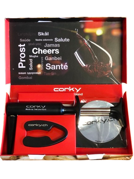 Corky Original Pressure Corkscrew Set