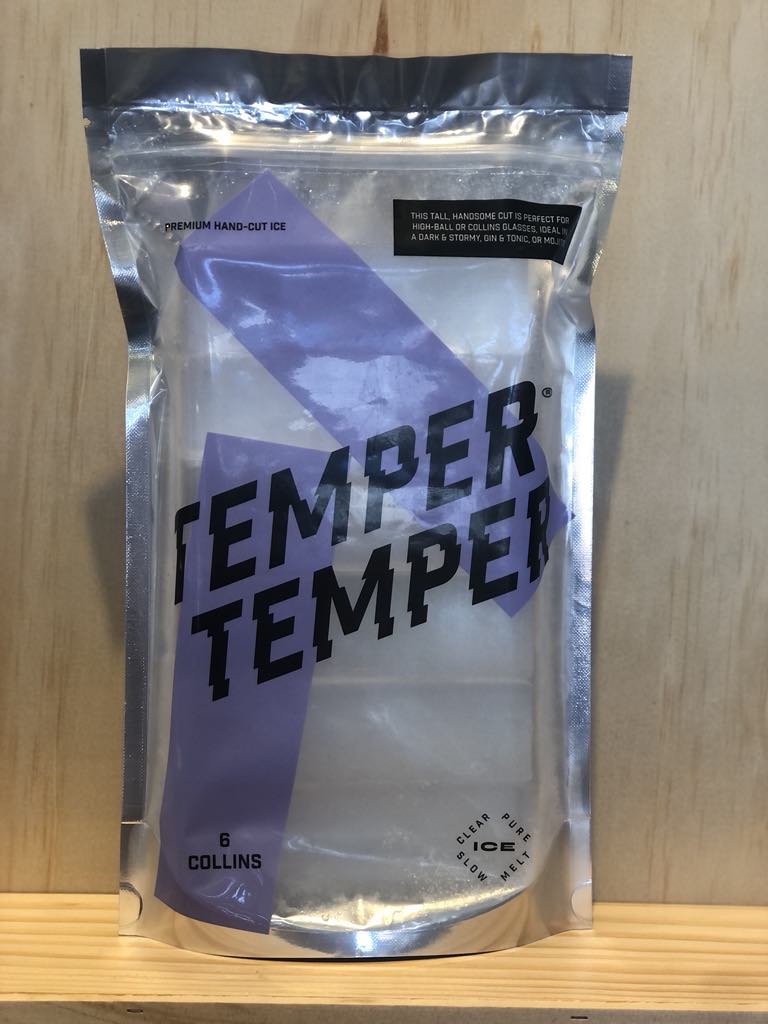 Temper Temper Premium Hand-Cut Ice Collins 6pk