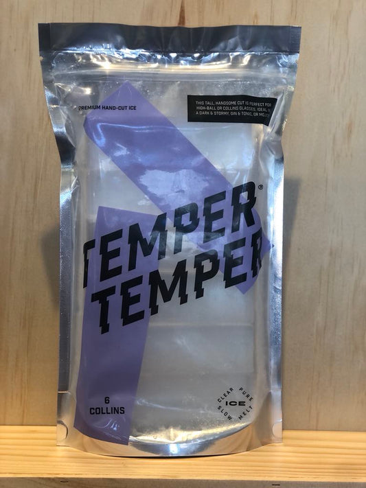Temper Temper Premium Hand-Cut Ice Collins 6pk