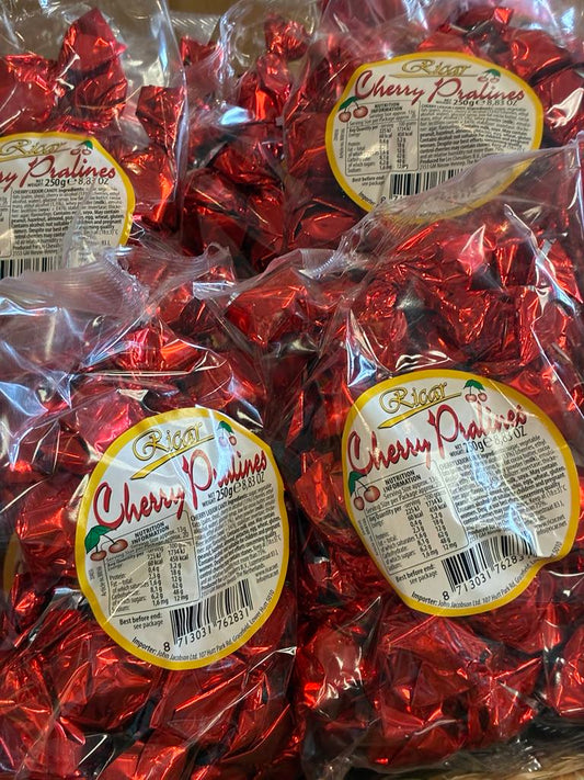 Ricar Dark Chocolate & Cherry Liqueur Chocs 250gm