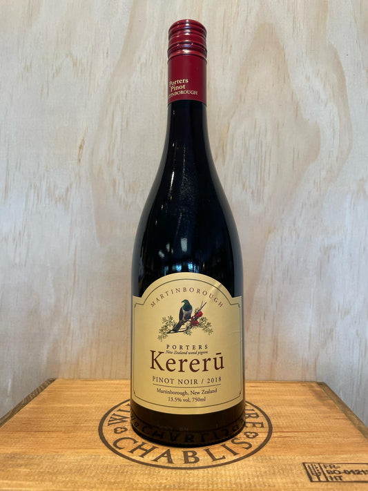 Porter's Estate Kereru Pinot Noir 2018