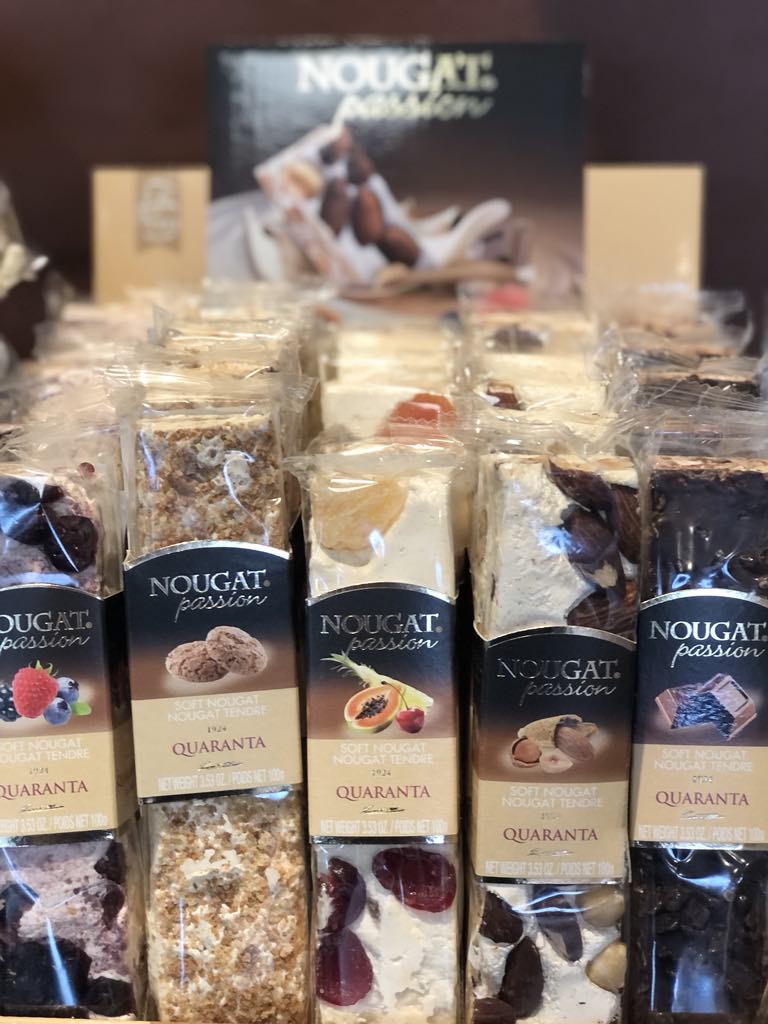 Quaranta Dark Chocolate Nougat Bar 100gm