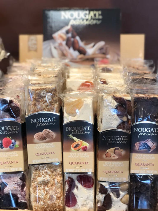 Quaranta Dark Chocolate Nougat Bar 100gm