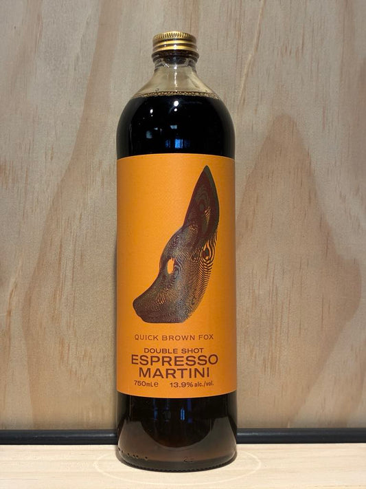 Quick Brown Fox Double Shot Espresso Martini 750ml