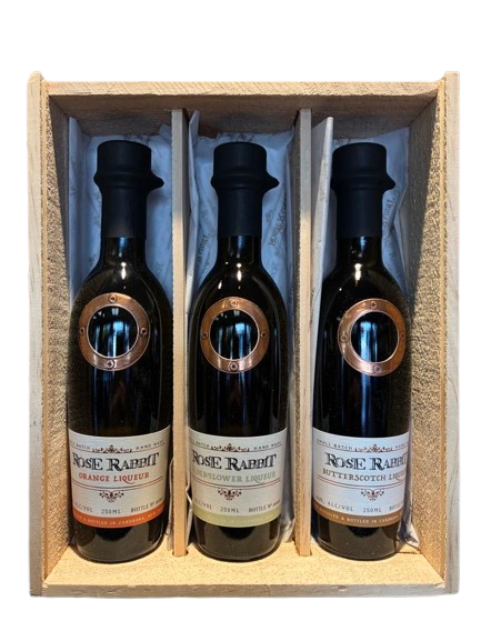 Rose Rabbit Liqueur Set 3x250ml