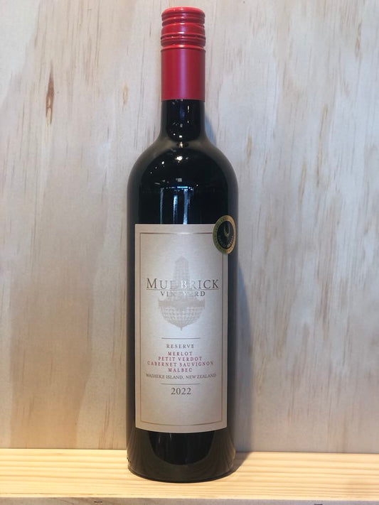 Mudbrick Reserve Bordeaux Blend 2022