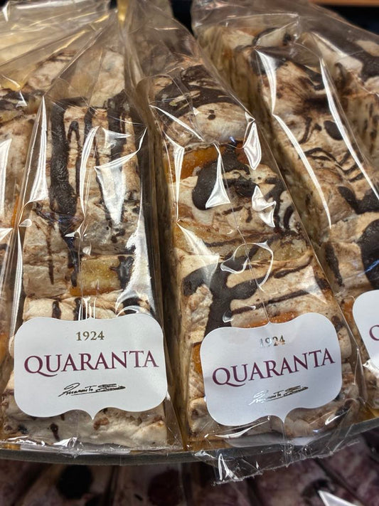 Quaranta Orange Peel & Dark Chocolate Nougat 165gm
