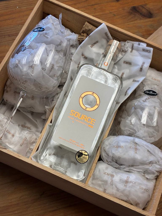 Cardrona The Source Gin with Goblets 750ml
