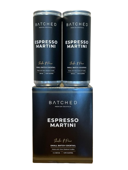 Batched Espresso Martini 4x240ml can