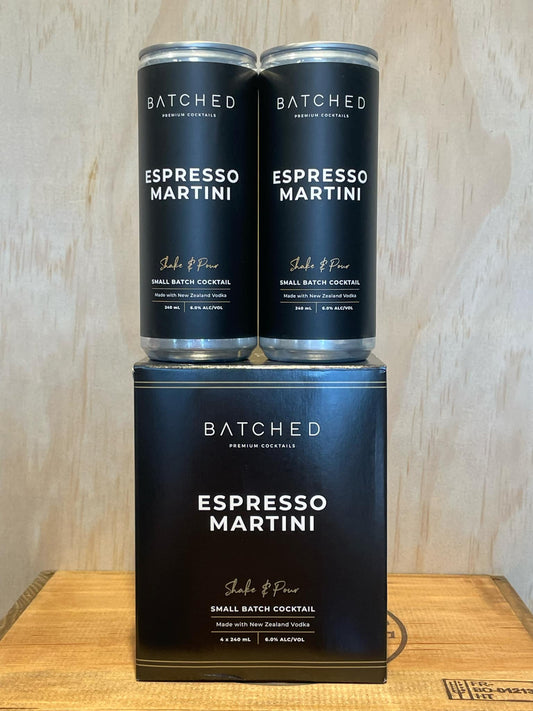 Batched Espresso Martini 4x240ml can