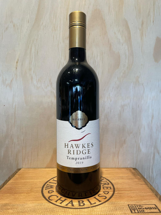 Hawkes Ridge Reserve Tempranillo  2019