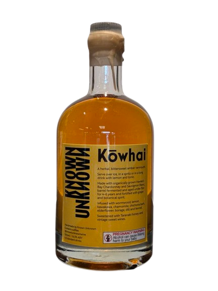 Known Unknown Kowhai Yellow Vermouth 500ml