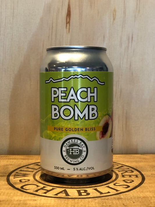 Hawkes Bay Brewing Peach Bomb 330ml can
