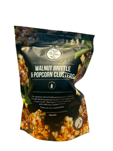 Maud and Harry's Walnut Brittle Popcorn Clusters 150gm