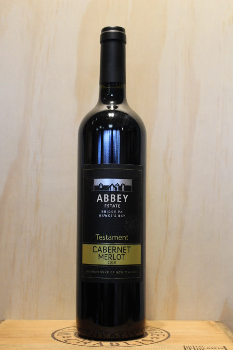 Abbey Cellars Testament Cabernet Merlot 2018
