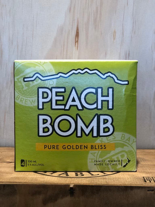 Hawkes Bay Brewing Peach Bomb 4x330ml cans