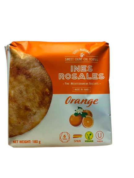 Ines Rosales Sweet Seville Orange Tortas 180gm