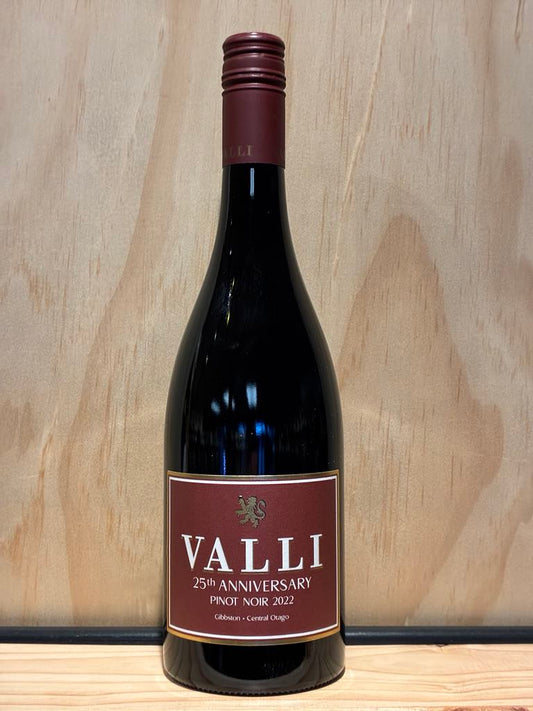 Valli 25th Anniversary Gibbston Pinot Noir 2022