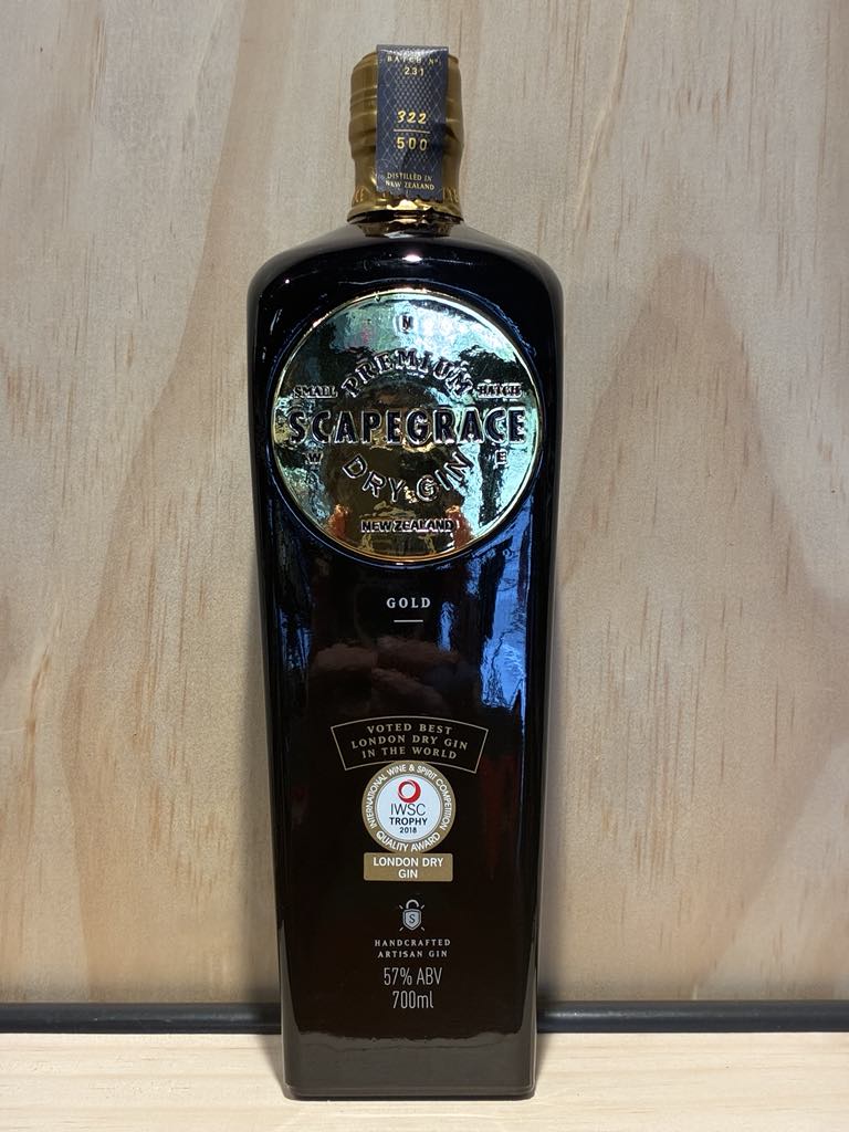 Scapegrace Gold Gin 700ml