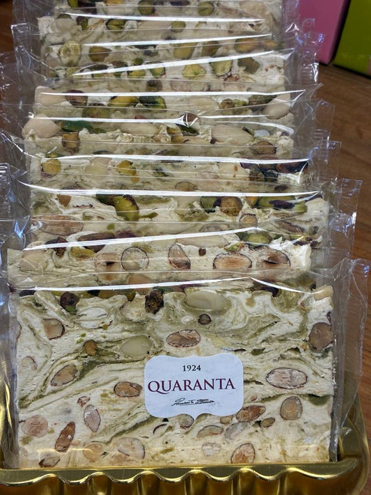Quaranta Pistacchio Nougat Portion 150gm