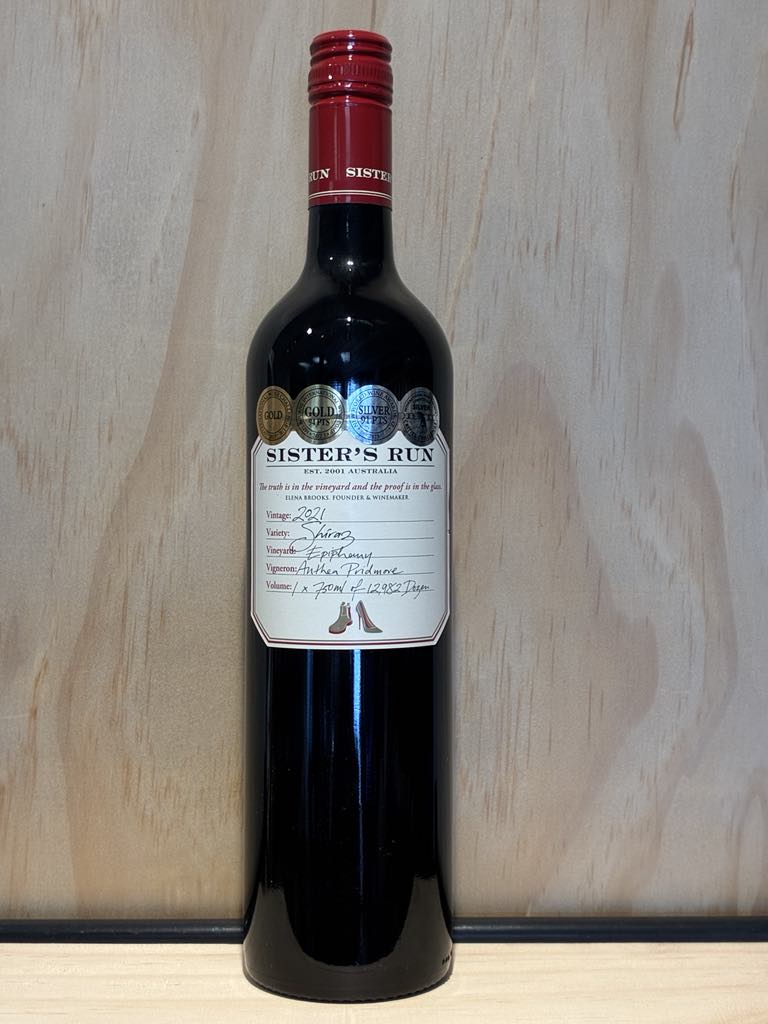 Sister's Run Shiraz 2021
