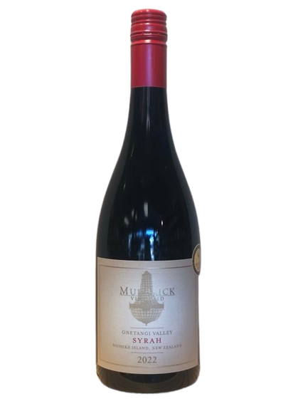Mudbrick Onetangi Valley Syrah 2022