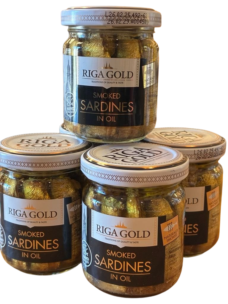 Riga Gold Smoked Sardines 100g