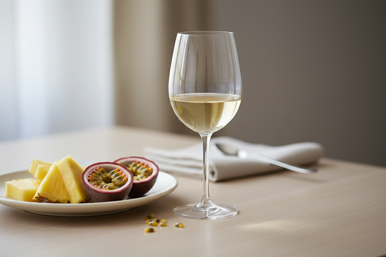 Wine with Tropical Fruits